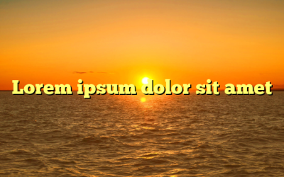 Lorem ipsum dolor sit amet